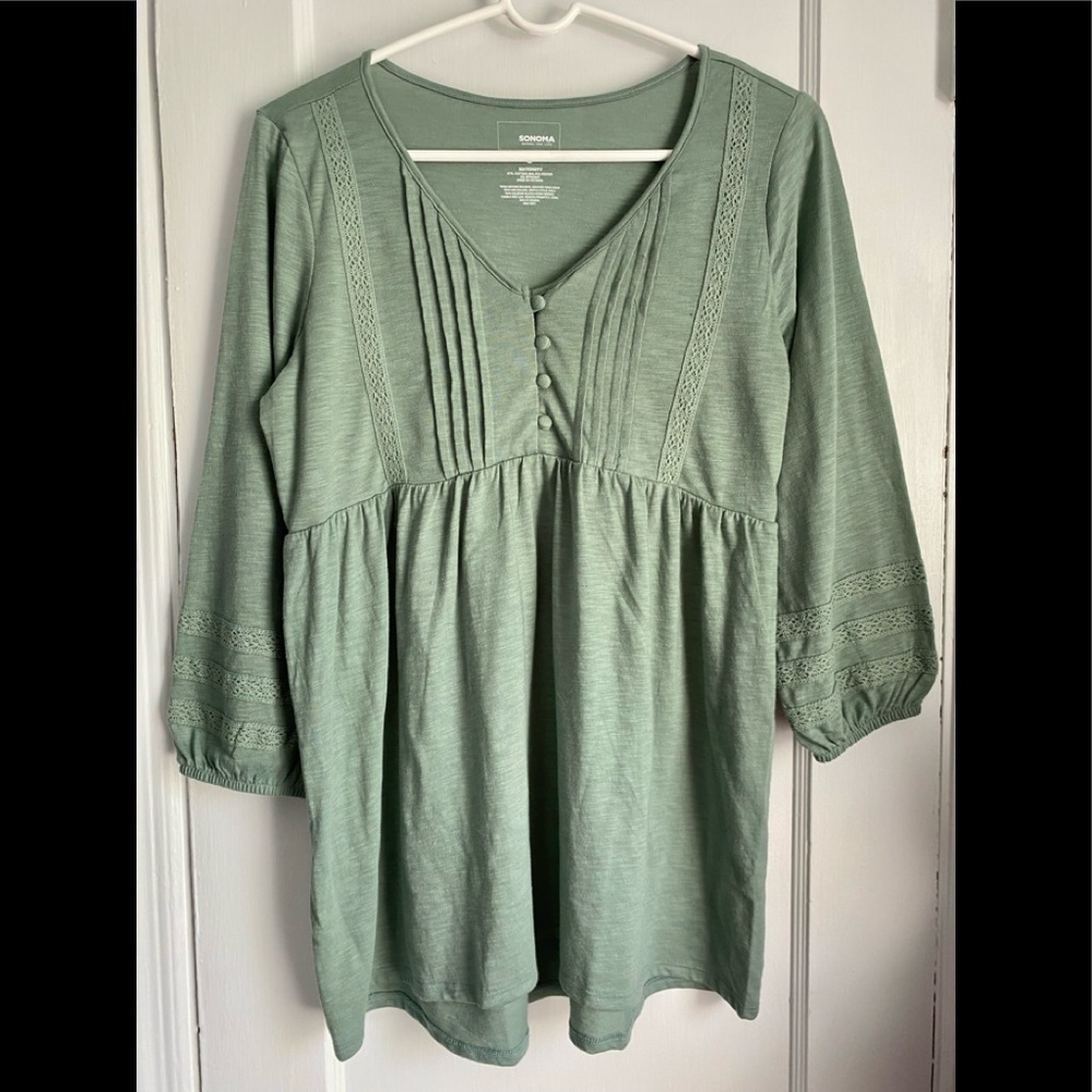 NWT Sonoma Maternity 3/4 Sleeve, Size Small